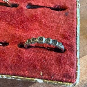 Vintage Sterling Ring wedding band sir 6 3/4